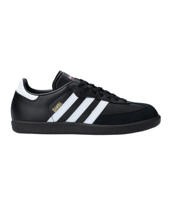 Adidas Klassiker Samba Hallen Leder Fodboldstøvler – Sort Hvid