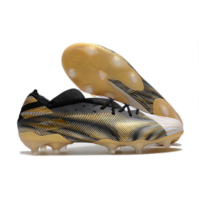 Adidas Nemeziz 19.1 FG Atmospheric Fodboldstøvler – Hvid Guld Sort