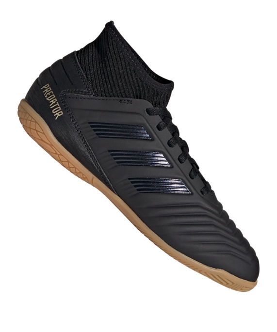 Adidas Predator Dark Script 19.3 J IN Halle Børn Fodboldstøvler – Sort