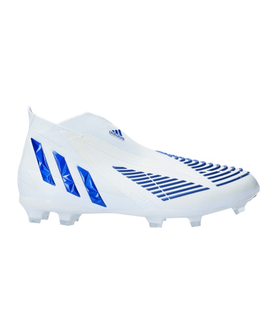 Adidas Predator EDGE+ FG Diamond Edge Børn Fodboldstøvler – Hvid Blå