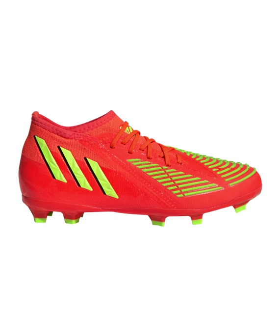 Adidas Predator EDGE.1 FG Børn Game Data Fodboldstøvler – Rød Grøn