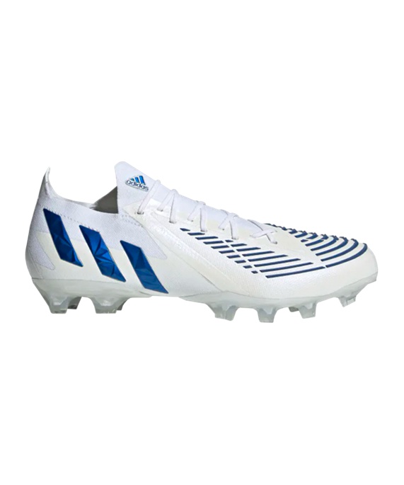 Adidas Predator EDGE.1 L AG Diamond Edge Fodboldstøvler – Hvid Blå