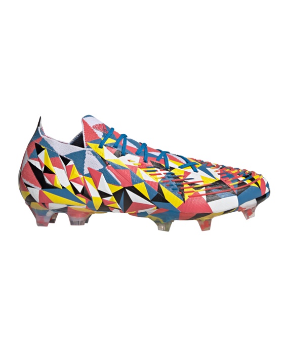 Adidas Predator EDGE.1 L FG Geometric Fodboldstøvler – Blå Gul