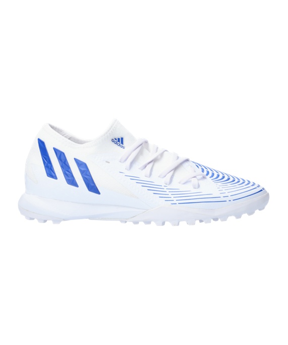 Adidas Predator EDGE.3 L TF Diamond Edge Fodboldstøvler – Hvid Blå