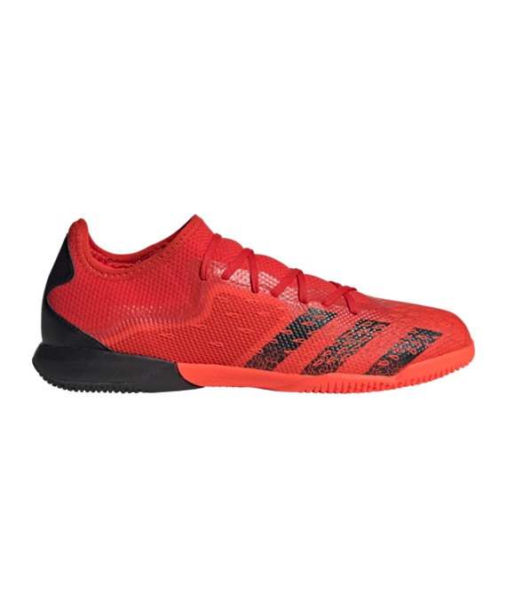 Adidas Predator FREAK.3 L IN Halle Meteorite Fodboldstøvler – Rød Sort