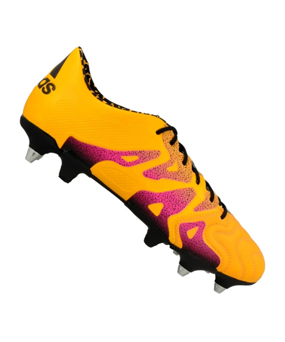 Adidas X 15.1 SG Leder Fodboldstøvler – Guld Lyserød