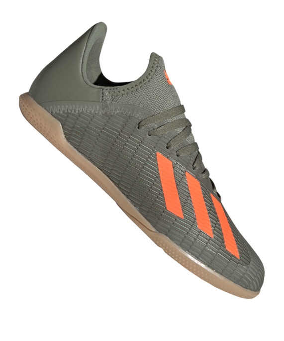 Adidas X Encryption 19.3 IN Halle Børn Fodboldstøvler – Grøn Orange