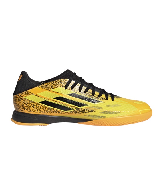 Adidas X SPEEDFLOW Messi.3 IN Halle Fodboldstøvler – Guld Sort