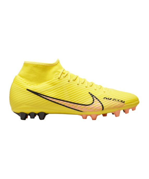 Nike Mercurial Air Zoom Superfly IX Academy AG Lucent Fodboldstøvler – Gul Lyserød F780