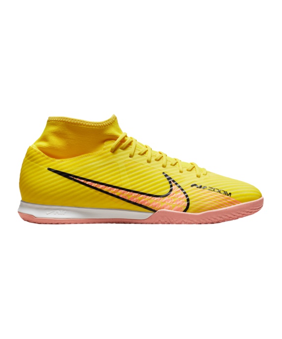 Nike Mercurial Air Zoom Superfly IX Academy IC Halle Lucent Fodboldstøvler – Gul Lyserød F780