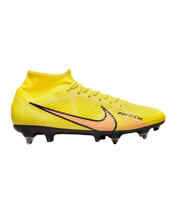 Nike Mercurial Air Zoom Superfly IX Academy SG-Pro Lucent AC Fodboldstøvler – Gul Lyserød F780