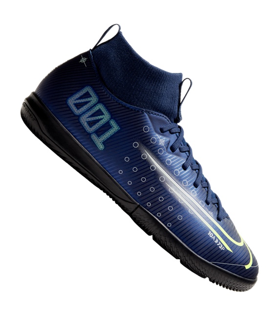 Nike Jr Mercurial Superfly VII Dreamspeed Academy IC Børn Fodboldstøvler – Blå F401