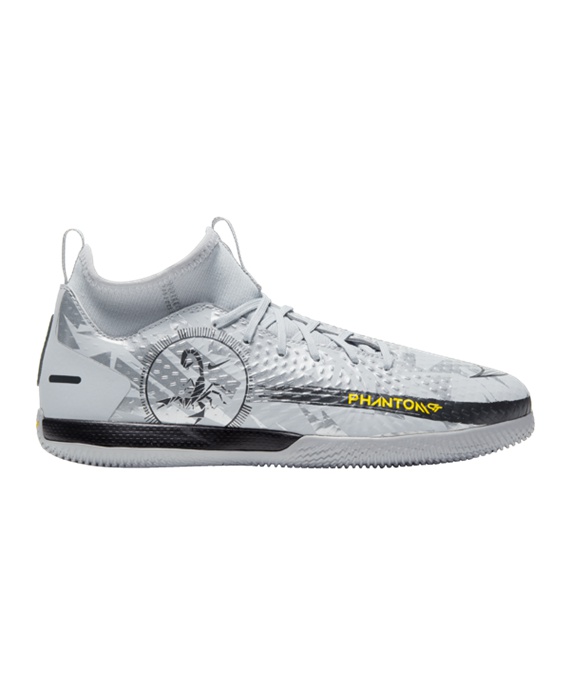 Nike Jr Phantom GT Scorpion Academy DF IC Børn Fodboldstøvler – Sølv F001