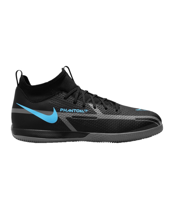 Nike Jr Phantom GT2 Renew Academy DF IC Halle Børn Fodboldstøvler – Sort Blå F004