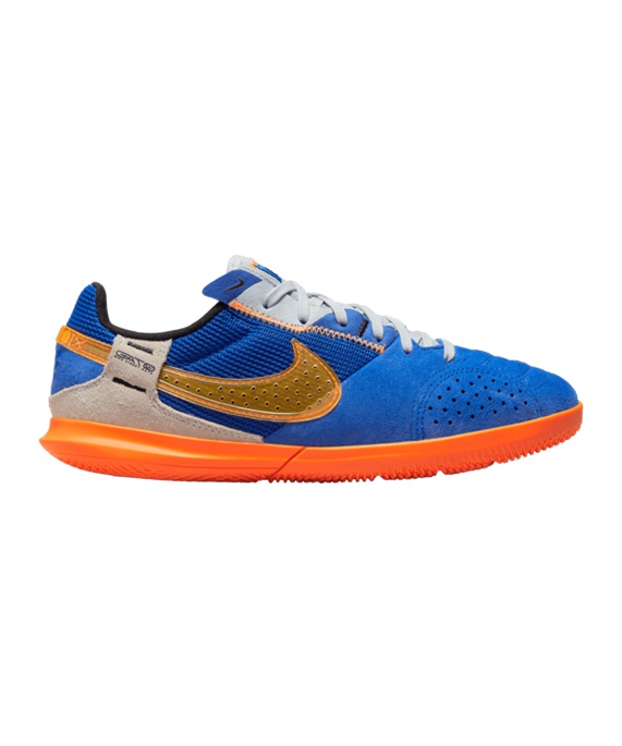 Nike Jr Streetgato IC Halle Børn Fodboldstøvler – Blå Orange F480