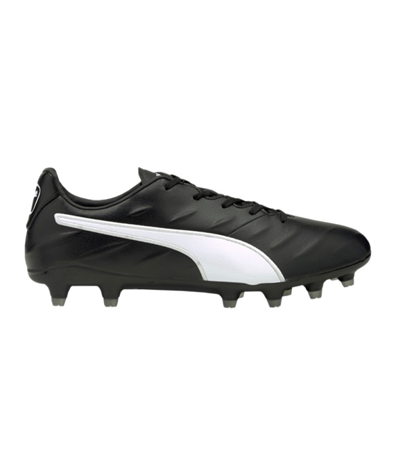 Puma KING Pro 21 FG Fodboldstøvler – Sort Hvid F01