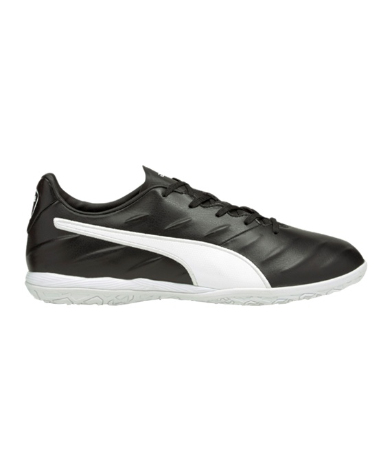 Puma KING Pro 21 IT Halle Fodboldstøvler – Sort Hvid F01