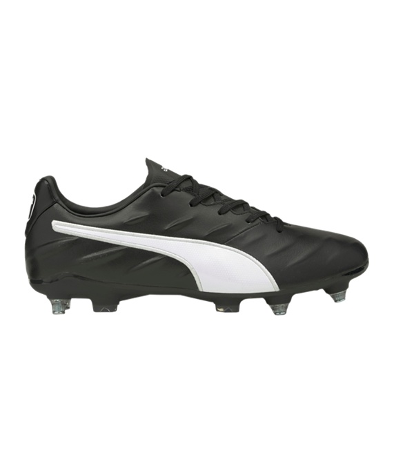 Puma KING Pro 21 MxSG Fodboldstøvler – Sort Hvid F01