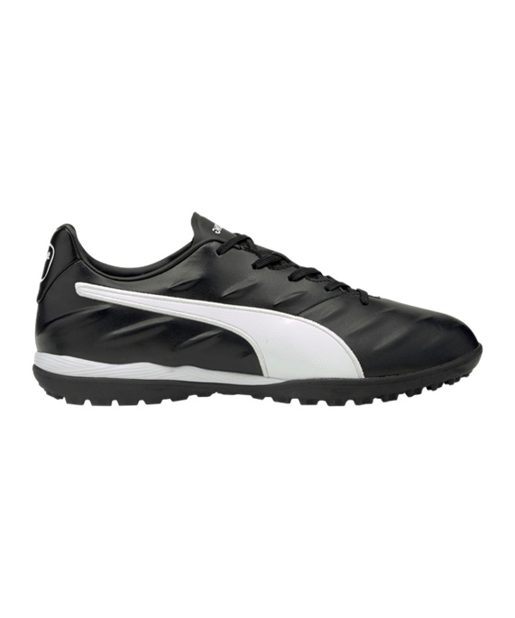 Puma KING Pro 21 TT Fodboldstøvler – Sort Hvid F01