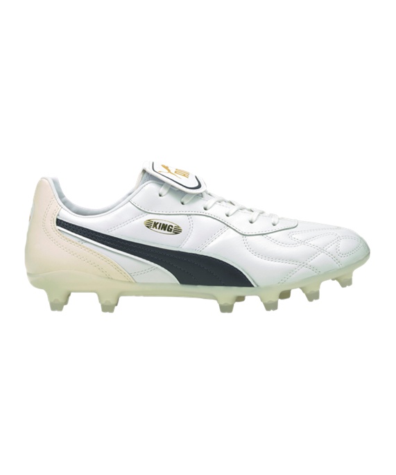 Puma KING Top Dassler Legacy FG Fodboldstøvler – Hvid Blå F01