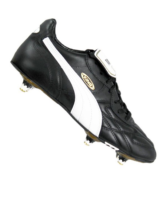 Puma KING PRO SG Fodboldstøvler – Sort Hvid F01