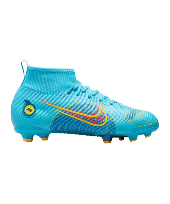 Nike Mercurial Superfly VIII Blueprint Pro FG Børn Fodboldstøvler – Blå F484