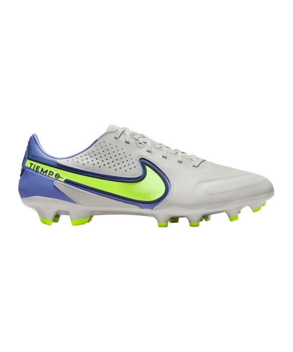 Nike Tiempo Legend IX Recharge Pro FG Fodboldstøvler – Grå Gul Blå F075