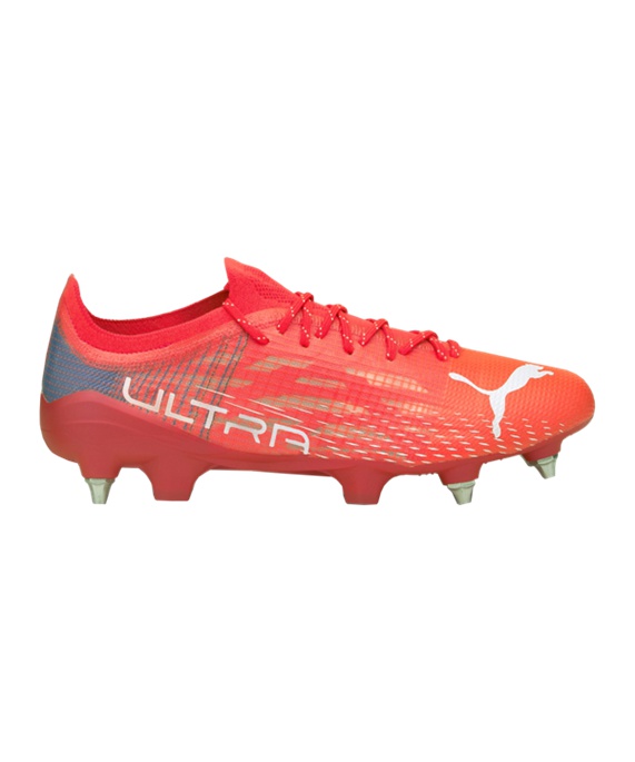 Puma ULTRA 1.3 Faster Football MxSG Fodboldstøvler – Rød Grøn Hvid F01