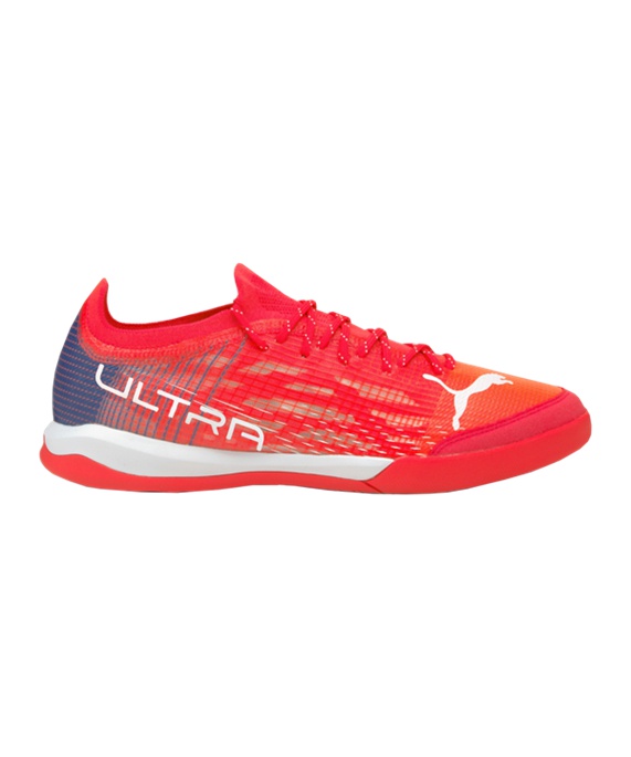 Puma ULTRA 1.3 Faster Football Pro Court Fodboldstøvler – Rød Grøn Hvid F01