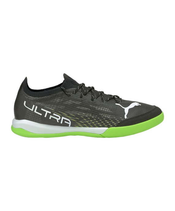 Puma ULTRA 1.3 Under the Lights Pro Court Fodboldstøvler – Sort Grøn Hvid F02