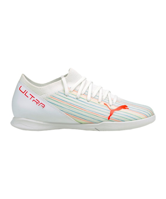 Puma ULTRA Spectra 3.2 IT Halle Børn Fodboldstøvler – Hvid Rød F05