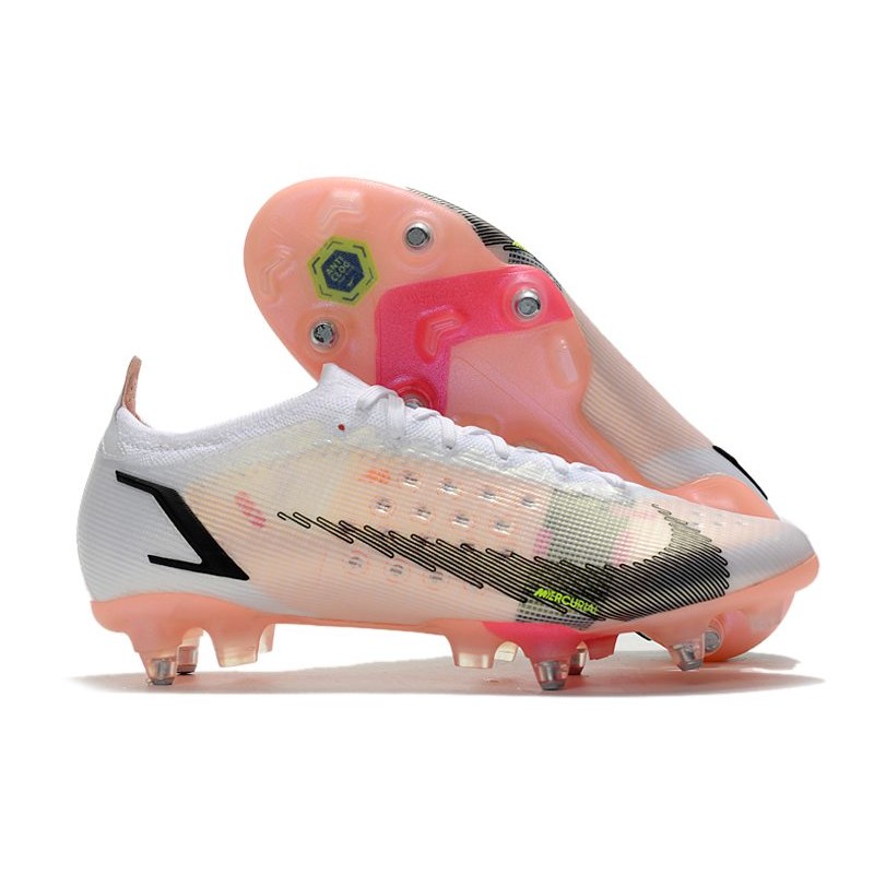 Nike Mercurial Vapor 14 Elite SG-Pro Rawdacious Fodboldstøvler – Hvid Rød Lyserød