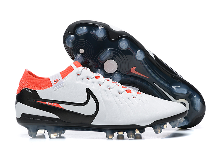 Nike Tiempo Legend 10 Elite FG Fodboldstøvler Vit Orange Svart