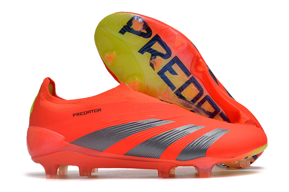 Adidas Predator Accuracy + FG Fodboldstøvler Rød Grøn Grå