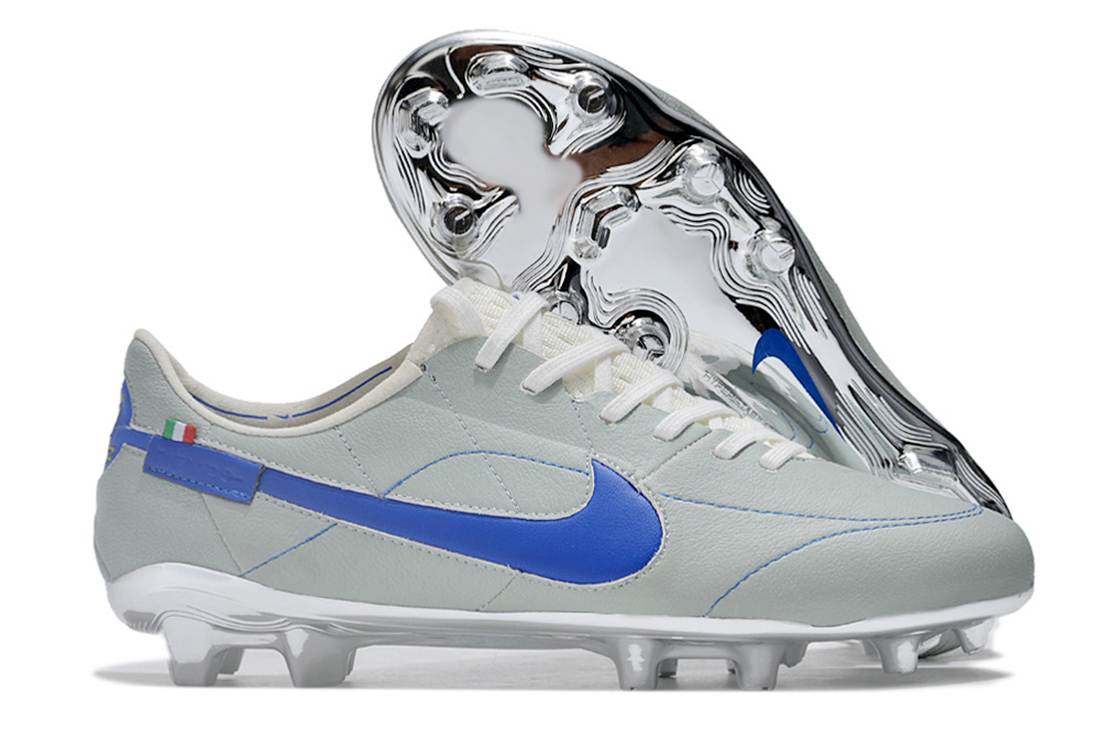 Nike Tiempo Legend 9 Elite FG Fodboldstøvler Grå Blå